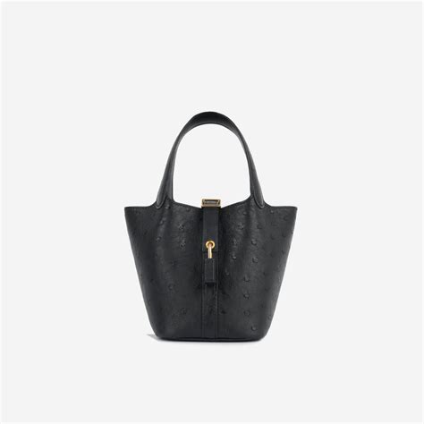 hermes micro picotin ostrich|hermes picotin top.